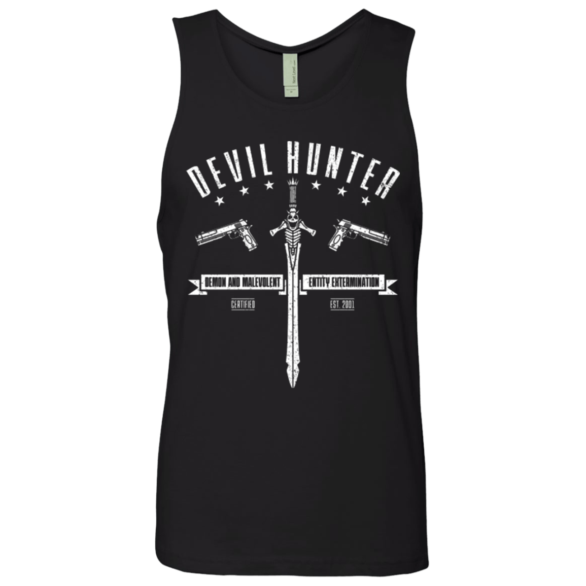 T-Shirts Black / Small Devil hunter Men's Premium Tank Top