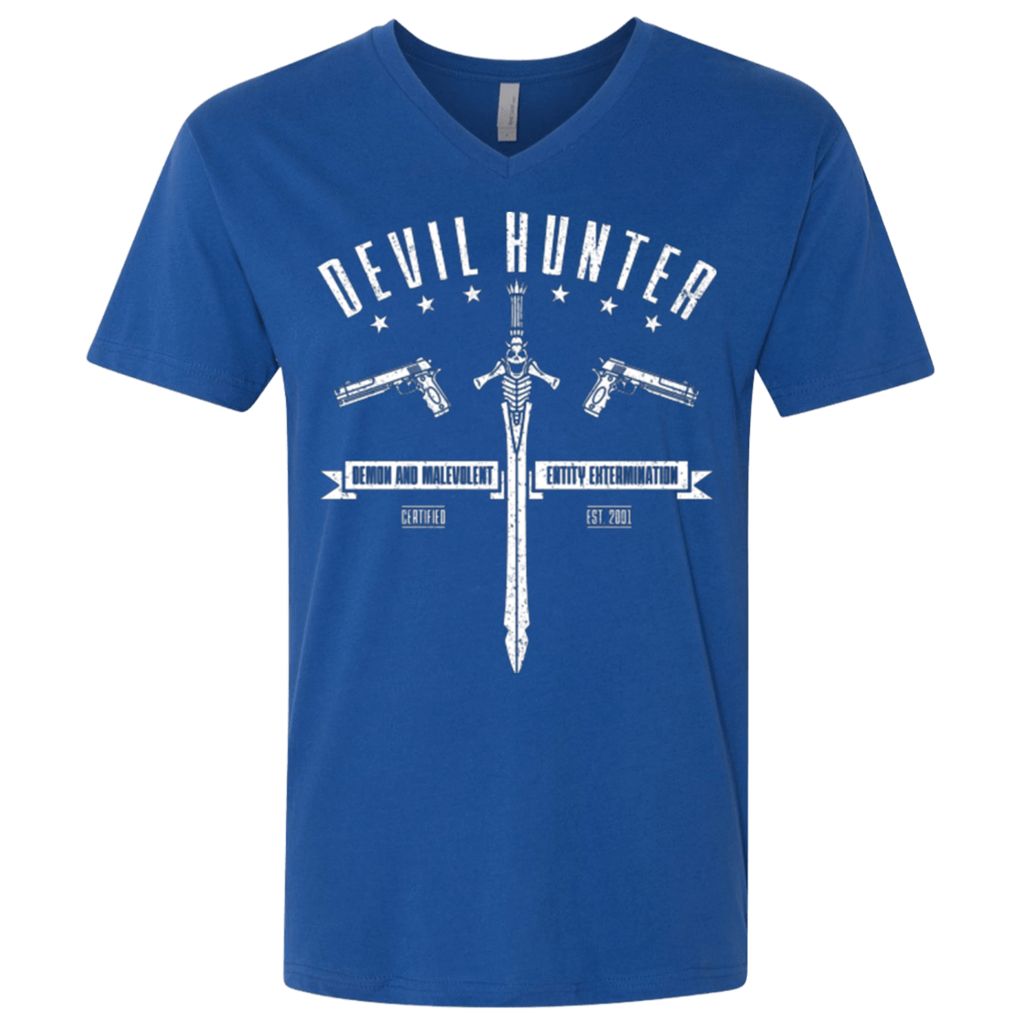 T-Shirts Royal / X-Small Devil hunter Men's Premium V-Neck