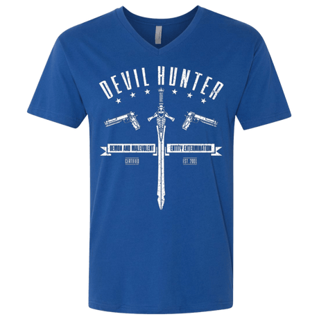 T-Shirts Royal / X-Small Devil hunter Men's Premium V-Neck