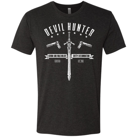 T-Shirts Vintage Black / Small Devil hunter Men's Triblend T-Shirt