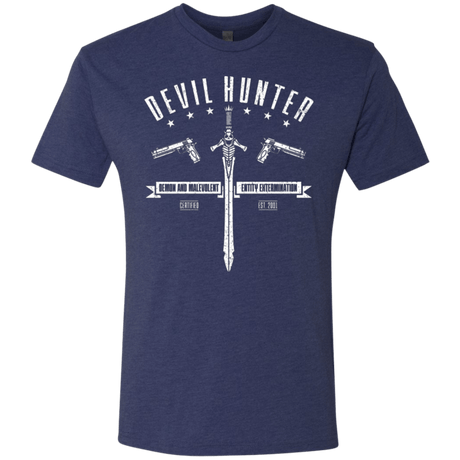 T-Shirts Vintage Navy / Small Devil hunter Men's Triblend T-Shirt