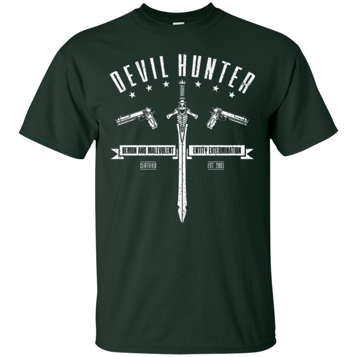 T-Shirts Forest Green / Small Devil hunter T-Shirt