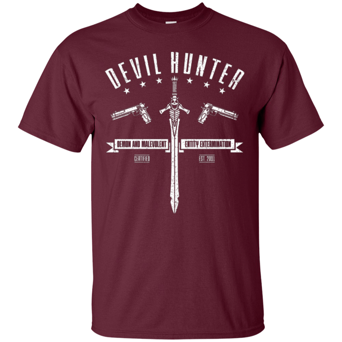 T-Shirts Maroon / Small Devil hunter T-Shirt