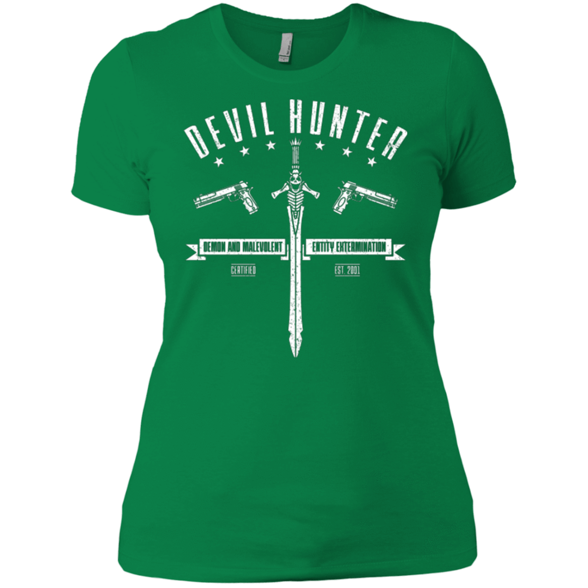 T-Shirts Kelly Green / X-Small Devil hunter Women's Premium T-Shirt