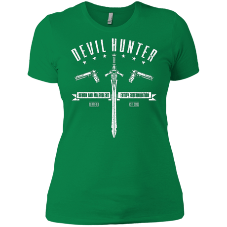 T-Shirts Kelly Green / X-Small Devil hunter Women's Premium T-Shirt