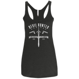T-Shirts Vintage Black / X-Small Devil hunter Women's Triblend Racerback Tank