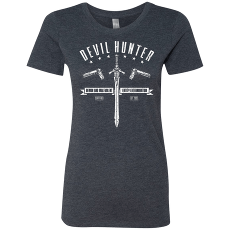 T-Shirts Vintage Navy / Small Devil hunter Women's Triblend T-Shirt