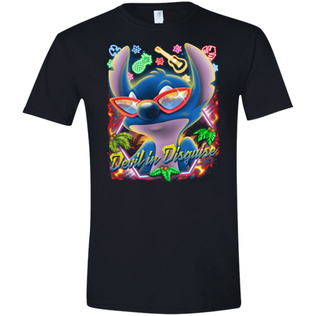 T-Shirts Black / X-Small Devil in Disguise Men's Semi-Fitted Softstyle