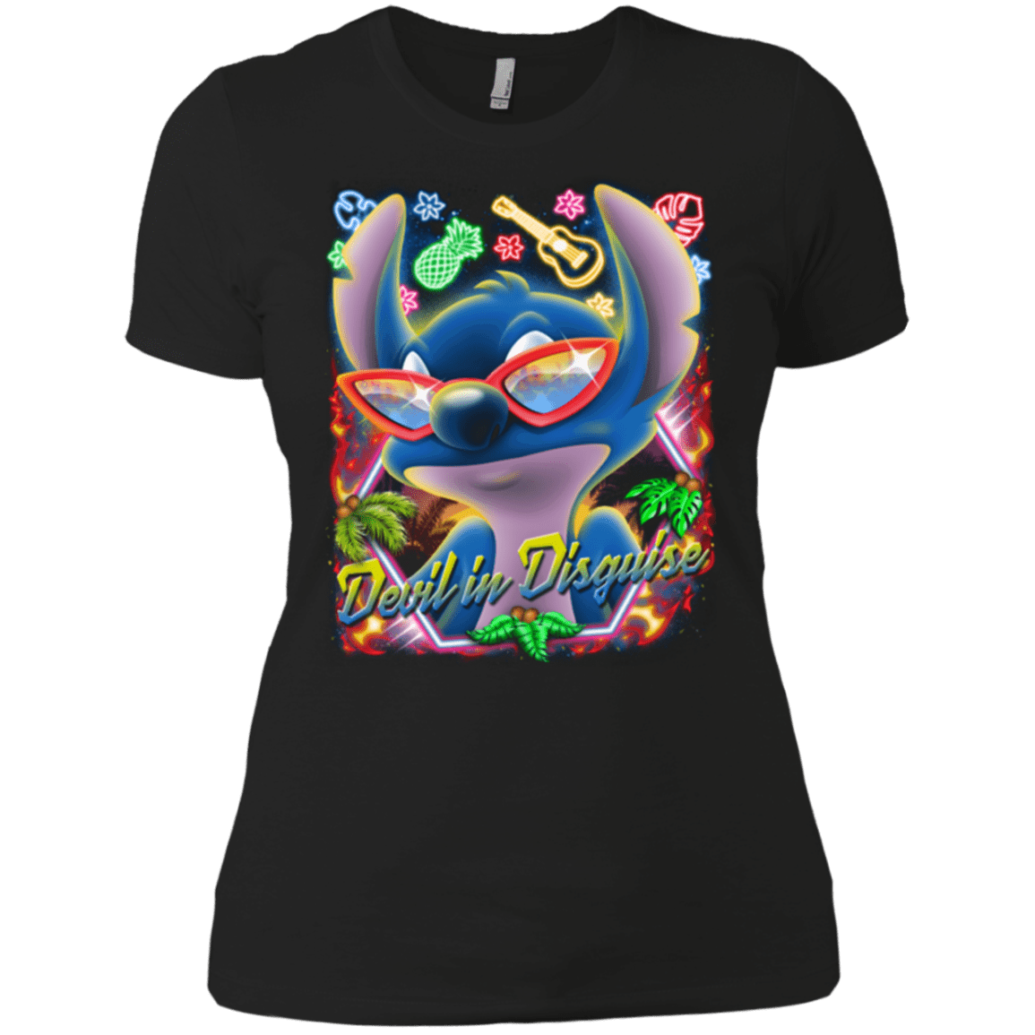 T-Shirts Black / X-Small Devil in Disguise Women's Premium T-Shirt