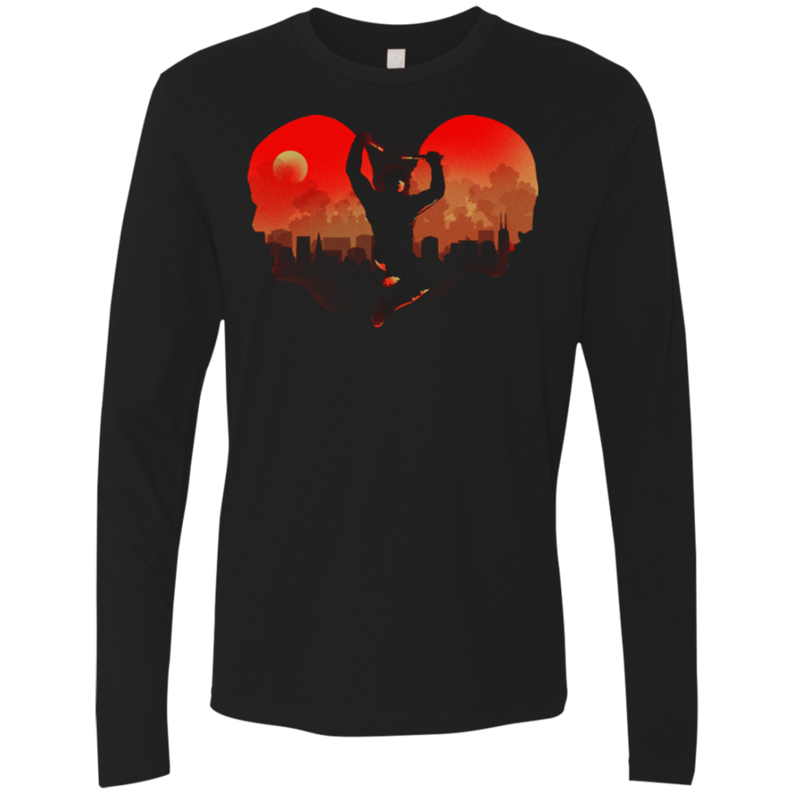 T-Shirts Black / Small Devilin Kitchen Men's Premium Long Sleeve