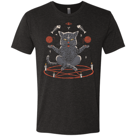 T-Shirts Vintage Black / S Devious Cat Men's Triblend T-Shirt