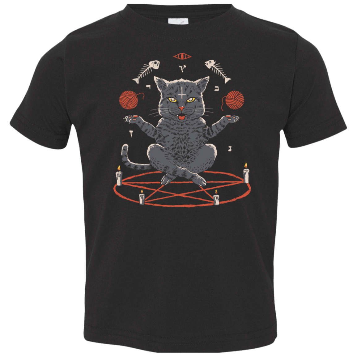 T-Shirts Black / 2T Devious Cat Toddler Premium T-Shirt