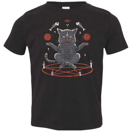 T-Shirts Black / 2T Devious Cat Toddler Premium T-Shirt