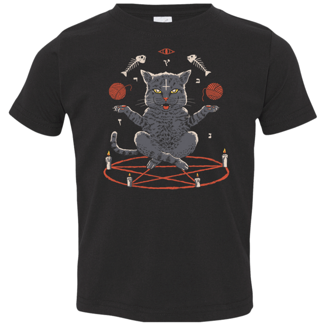 T-Shirts Black / 2T Devious Cat Toddler Premium T-Shirt