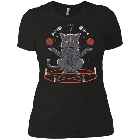 T-Shirts Black / X-Small Devious Cat Women's Premium T-Shirt