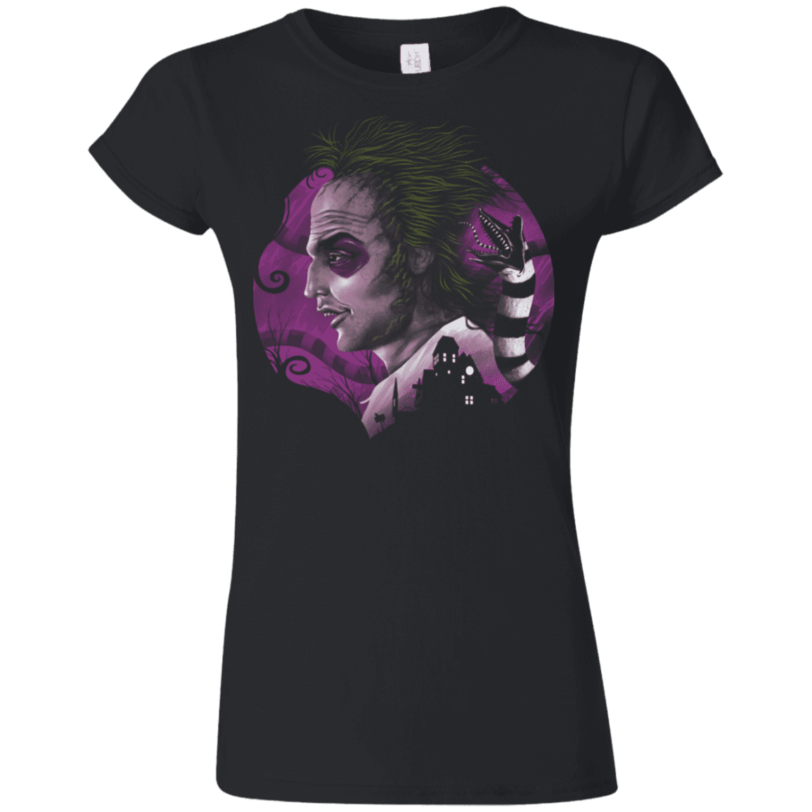 T-Shirts Black / S Devious Ghost Junior Slimmer-Fit T-Shirt