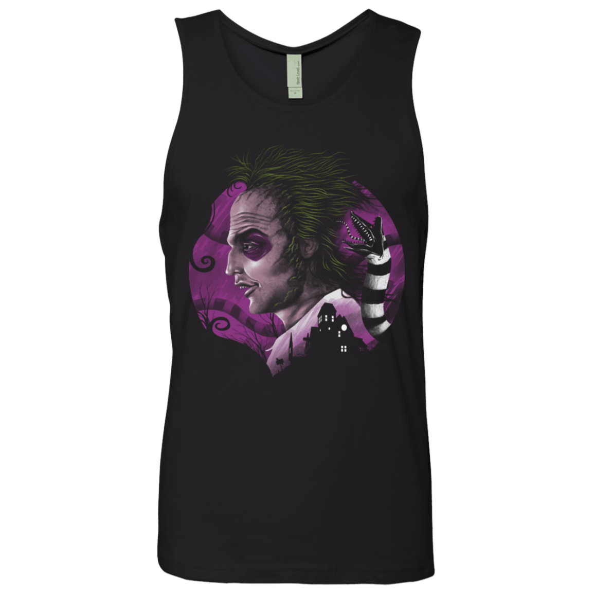 T-Shirts Black / S Devious Ghost Men's Premium Tank Top