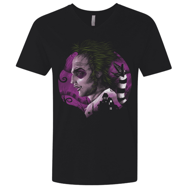 T-Shirts Black / X-Small Devious Ghost Men's Premium V-Neck