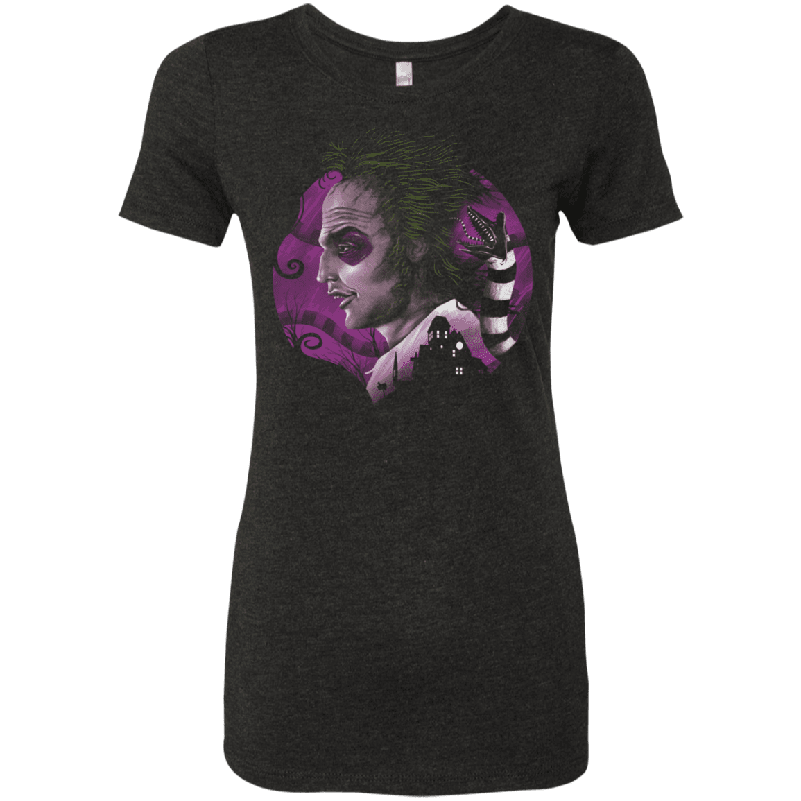 T-Shirts Vintage Black / S Devious Ghost Women's Triblend T-Shirt