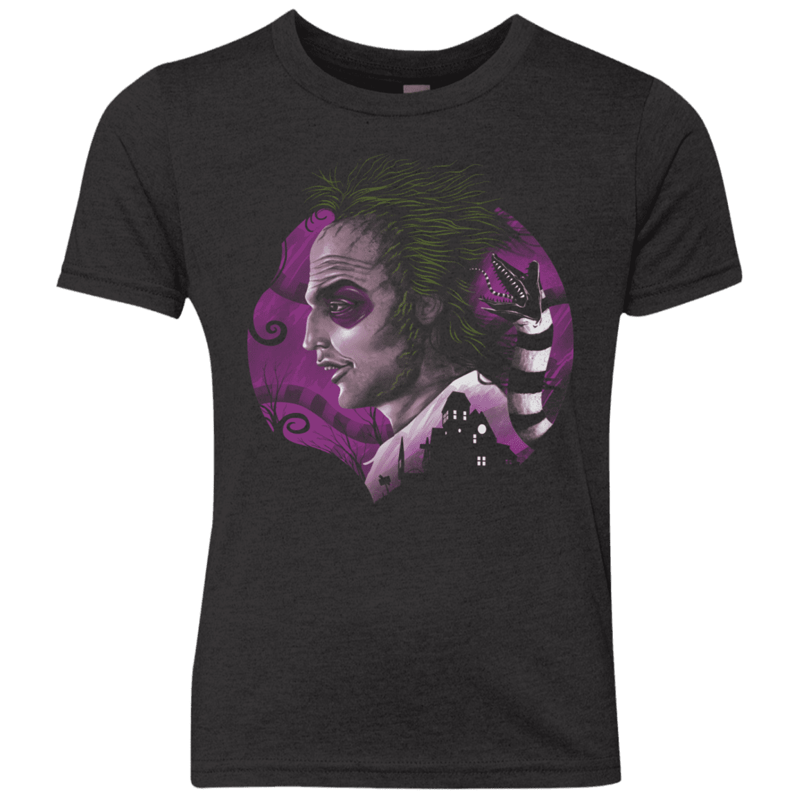 T-Shirts Vintage Black / YXS Devious Ghost Youth Triblend T-Shirt