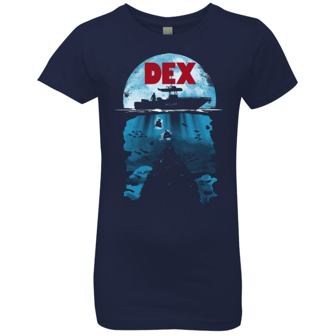T-Shirts Midnight Navy / YXS Dex Girls Premium T-Shirt