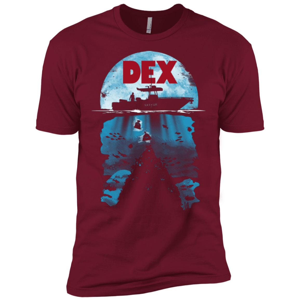 T-Shirts Cardinal / X-Small Dex Men's Premium T-Shirt