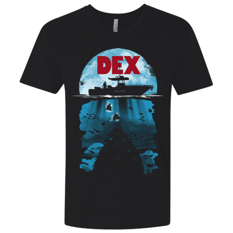 T-Shirts Black / X-Small Dex Men's Premium V-Neck