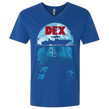 T-Shirts Royal / X-Small Dex Men's Premium V-Neck
