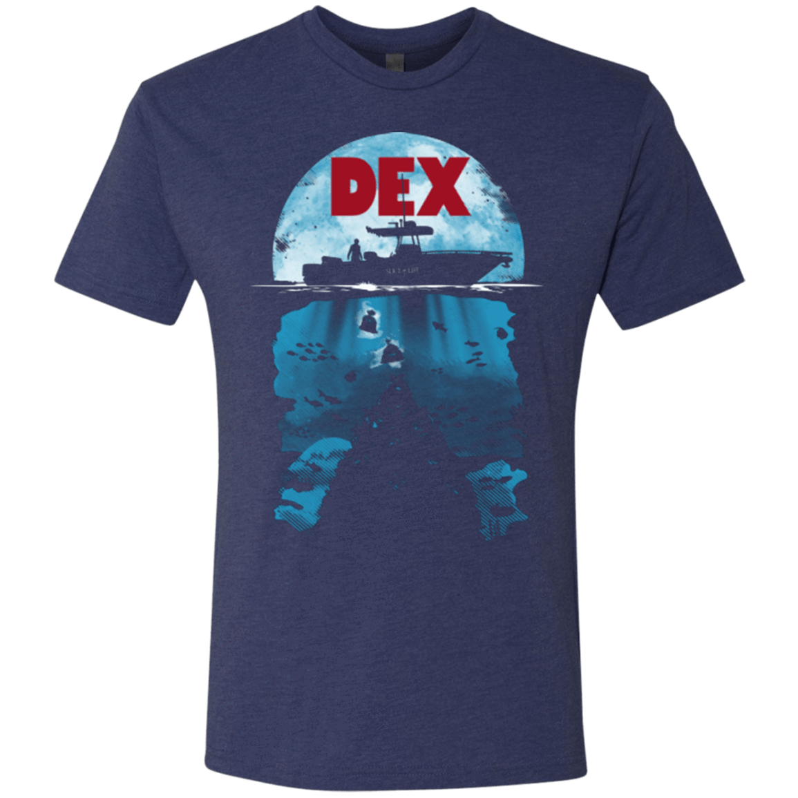 T-Shirts Vintage Navy / Small Dex Men's Triblend T-Shirt