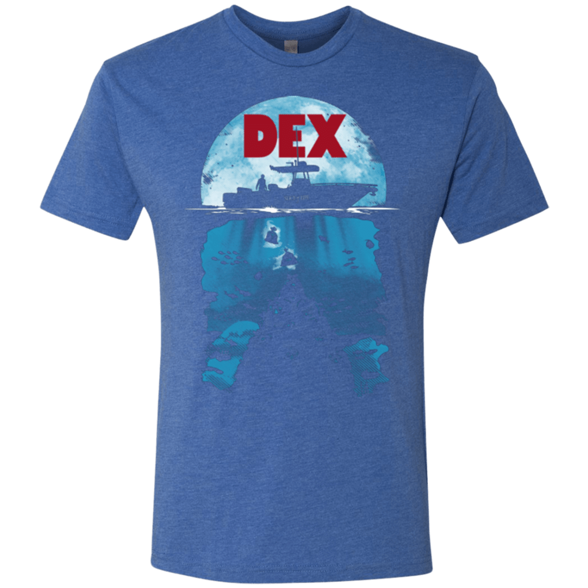 T-Shirts Vintage Royal / Small Dex Men's Triblend T-Shirt