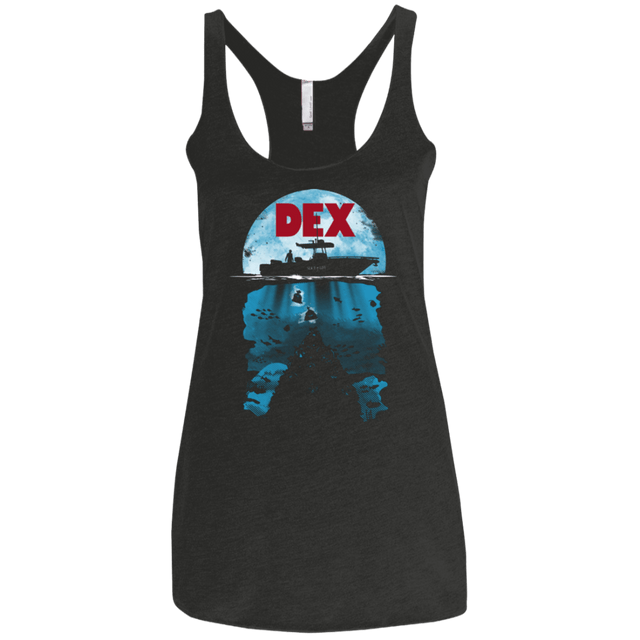 T-Shirts Vintage Black / X-Small Dex Women's Triblend Racerback Tank