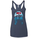 T-Shirts Vintage Navy / X-Small Dex Women's Triblend Racerback Tank