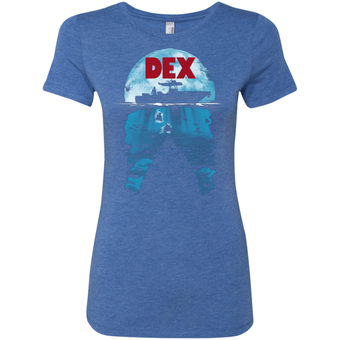 T-Shirts Vintage Royal / Small Dex Women's Triblend T-Shirt