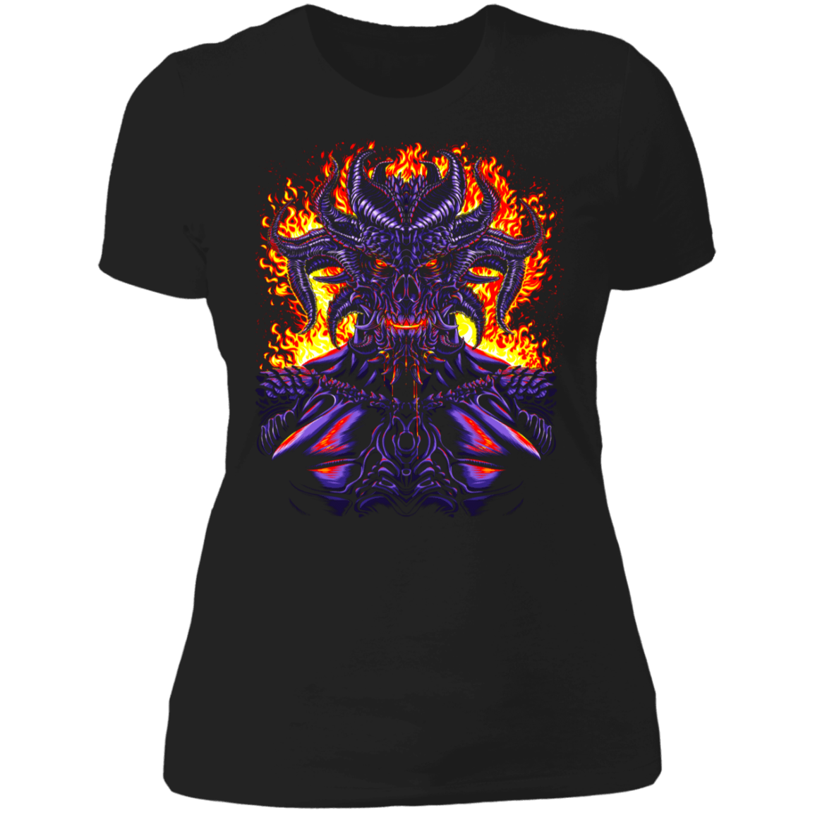 T-Shirts Black / X-Small Diablo Fuego Women's Premium T-Shirt