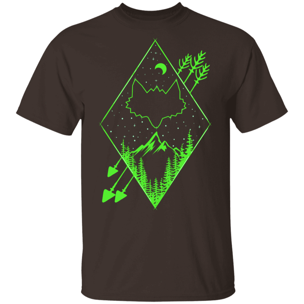 T-Shirts Dark Chocolate / S Diamond Fox Arrows T-Shirt