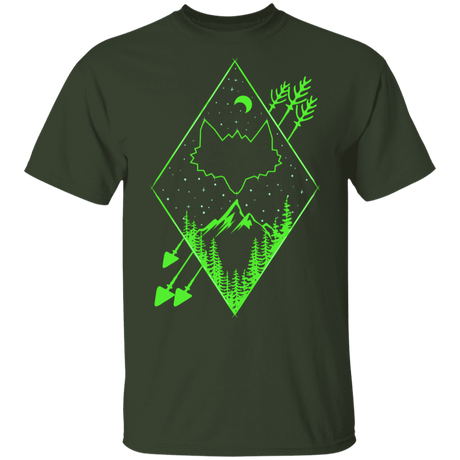 T-Shirts Forest / S Diamond Fox Arrows T-Shirt