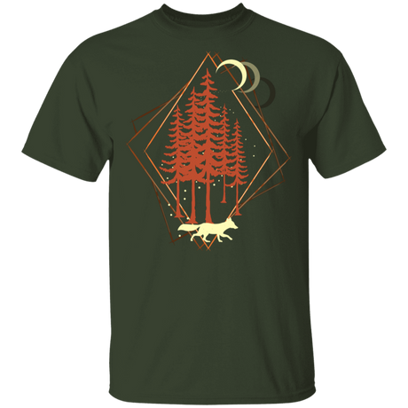 T-Shirts Forest / S Diamond Fox T-Shirt