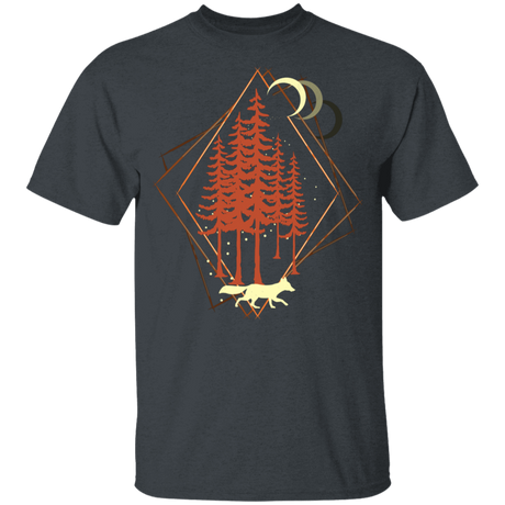 T-Shirts Dark Heather / YXS Diamond Fox Youth T-Shirt