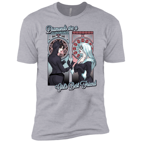 T-Shirts Heather Grey / YXS Diamonds are a Girl's Best Friend Boys Premium T-Shirt