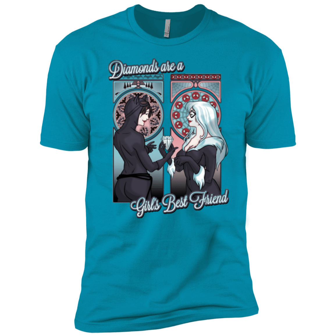 T-Shirts Turquoise / YXS Diamonds are a Girl's Best Friend Boys Premium T-Shirt