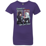 T-Shirts Purple Rush / YXS Diamonds are a Girl's Best Friend Girls Premium T-Shirt