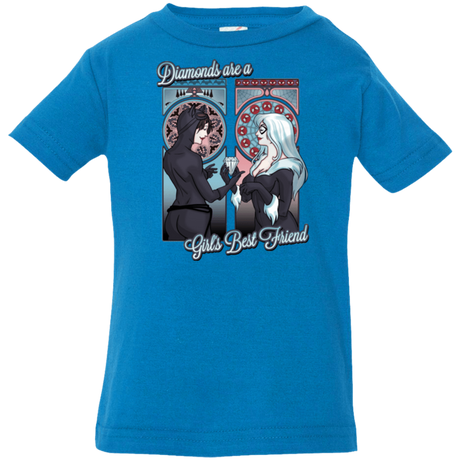 T-Shirts Cobalt / 6 Months Diamonds are a Girl's Best Friend Infant Premium T-Shirt