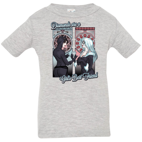 T-Shirts Heather / 6 Months Diamonds are a Girl's Best Friend Infant Premium T-Shirt