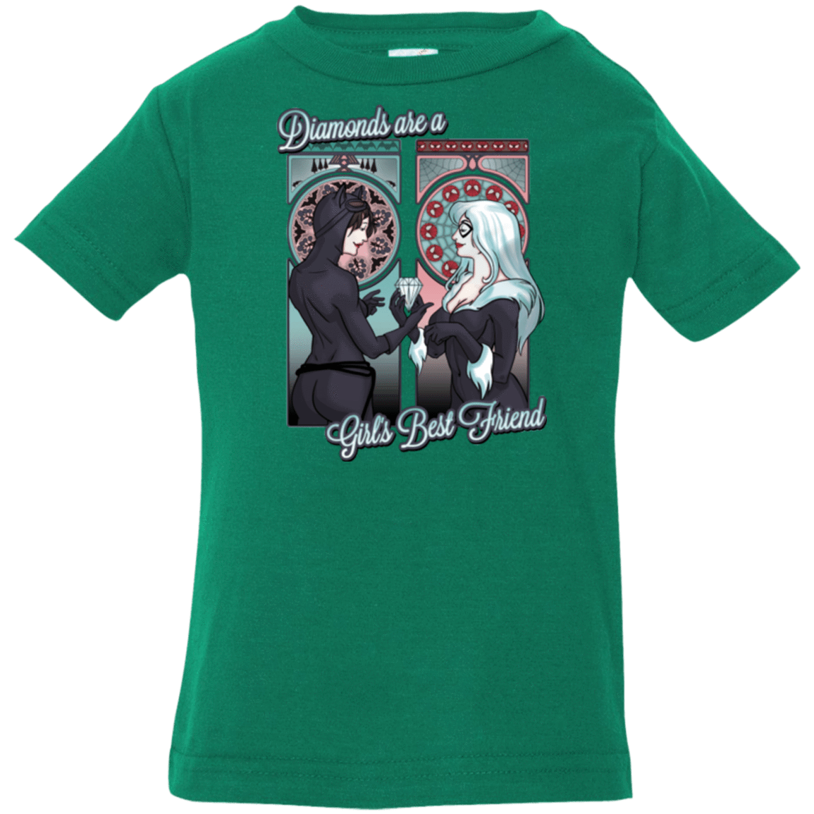 T-Shirts Kelly / 6 Months Diamonds are a Girl's Best Friend Infant Premium T-Shirt