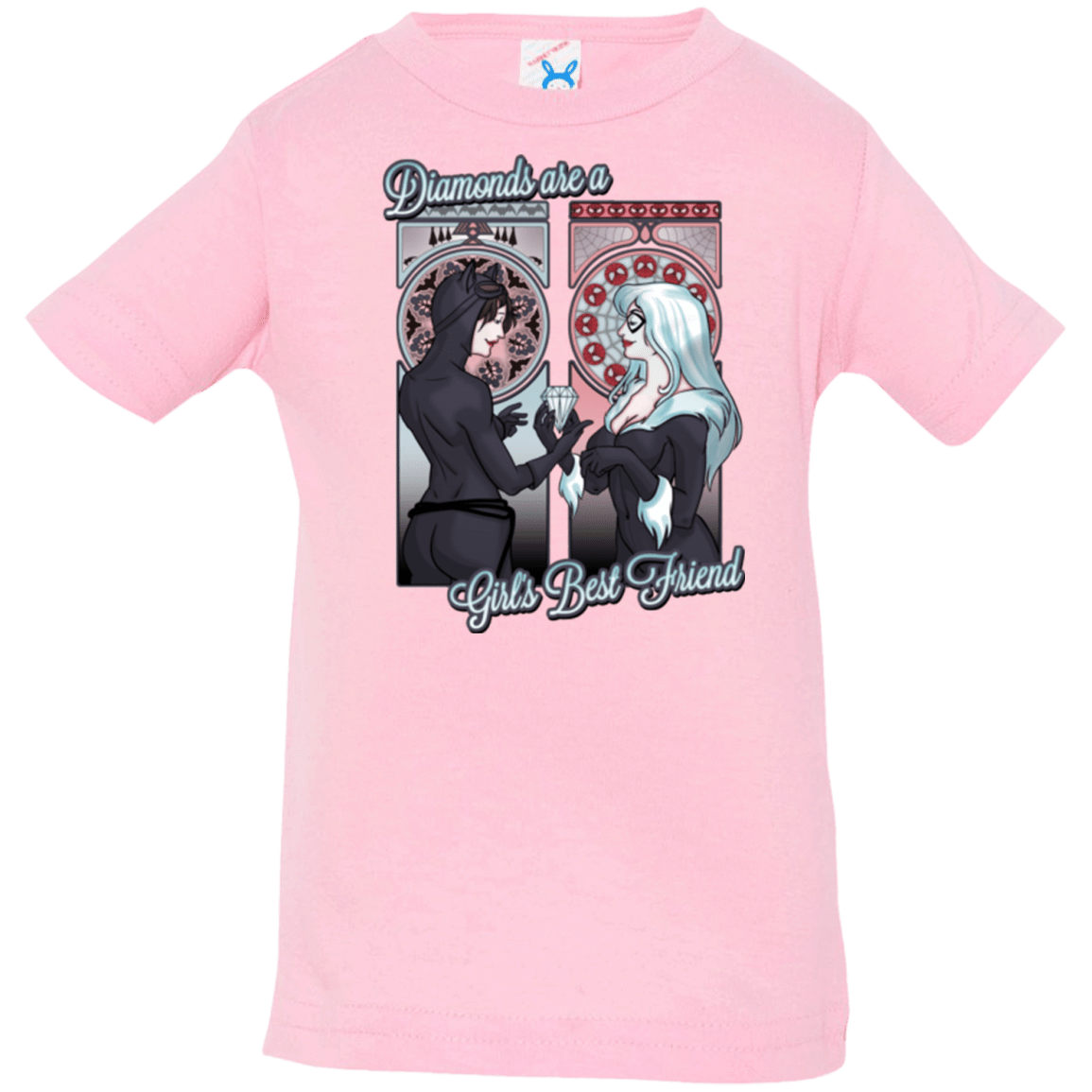 T-Shirts Pink / 6 Months Diamonds are a Girl's Best Friend Infant Premium T-Shirt