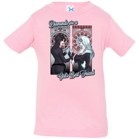 T-Shirts Pink / 6 Months Diamonds are a Girl's Best Friend Infant Premium T-Shirt