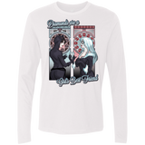 T-Shirts White / Small Diamonds are a Girl's Best Friend Men's Premium Long Sleeve
