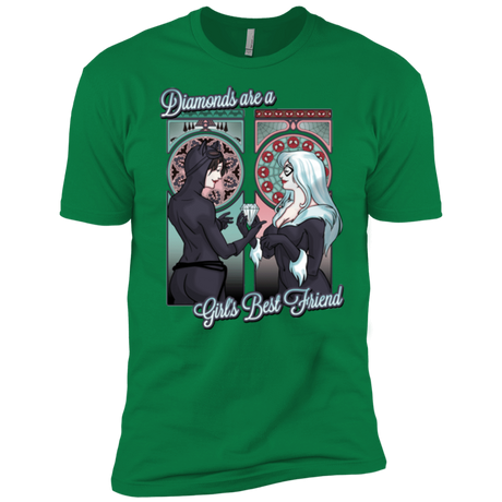 T-Shirts Kelly Green / X-Small Diamonds are a Girl's Best Friend Men's Premium T-Shirt