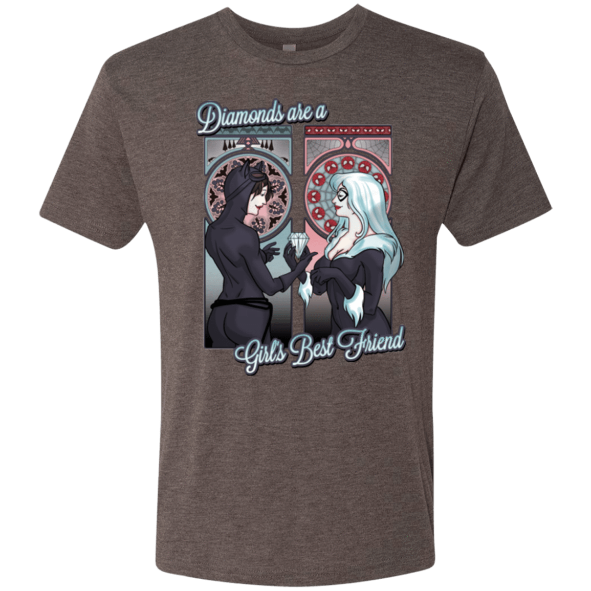 T-Shirts Macchiato / Small Diamonds are a Girl's Best Friend Men's Triblend T-Shirt