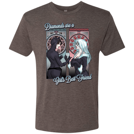 T-Shirts Macchiato / Small Diamonds are a Girl's Best Friend Men's Triblend T-Shirt